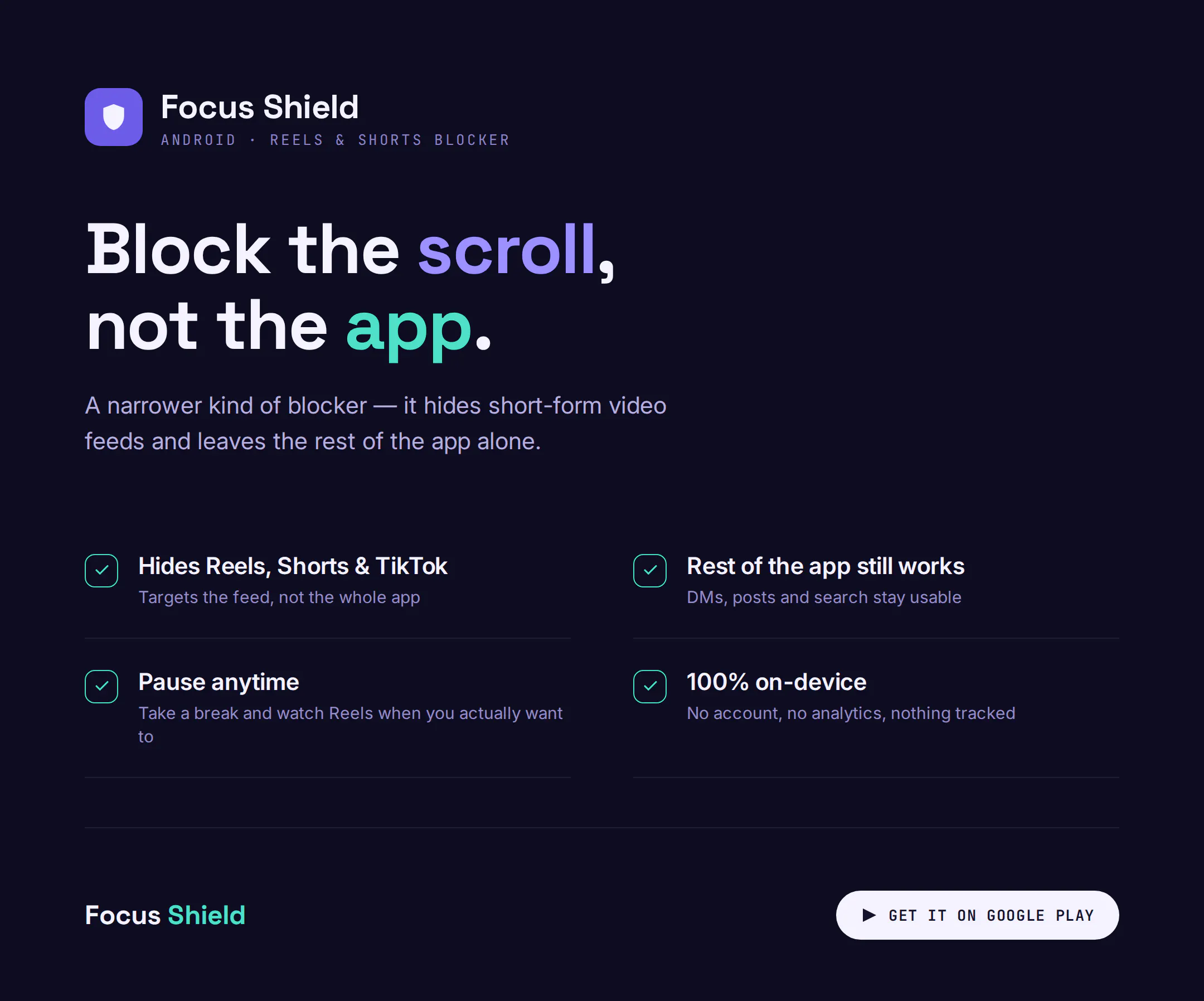 Focus Shield gallery image