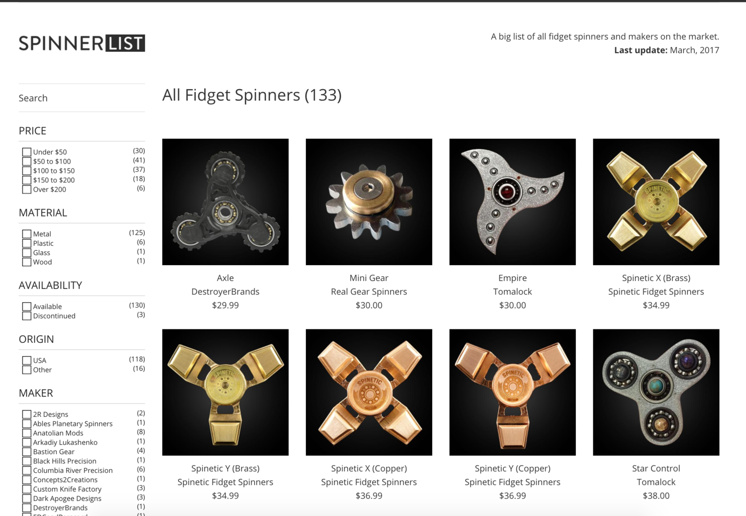 Spinner List gallery image