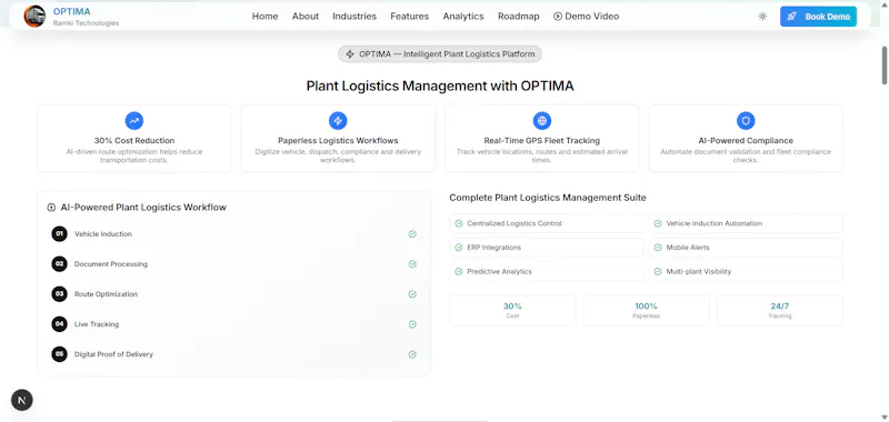 OPTIMA screenshot 2