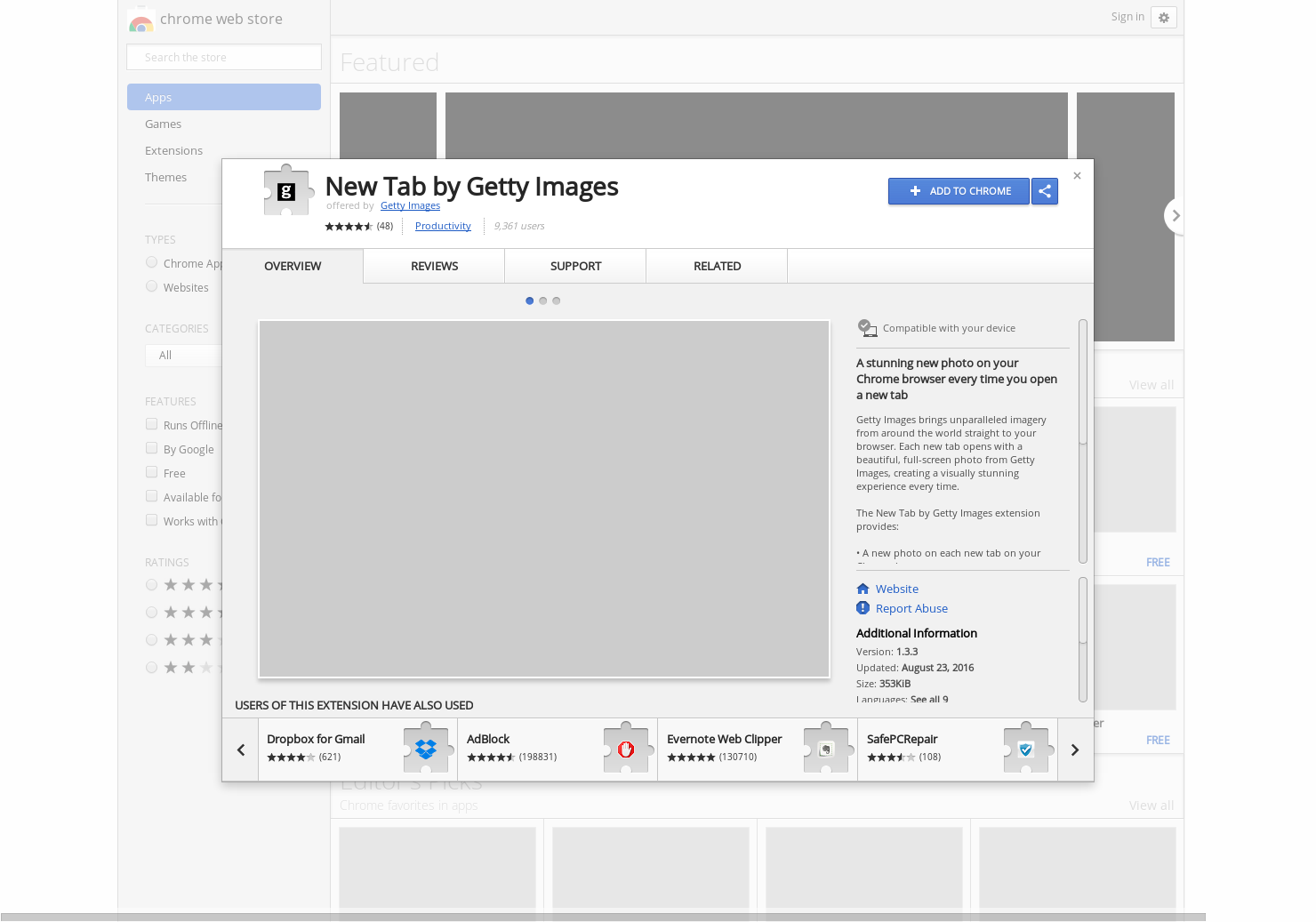 New Tab by Getty Images gallery image