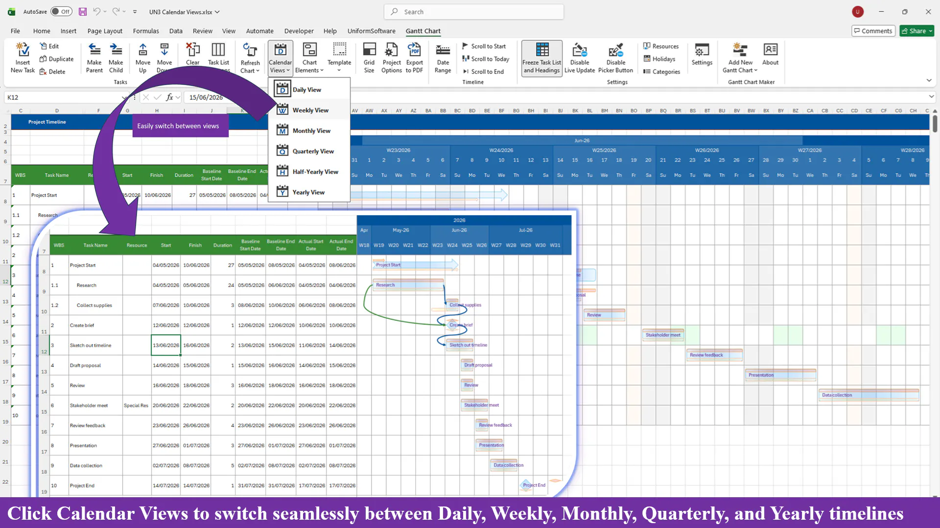 Timeline & Project Planner gallery image