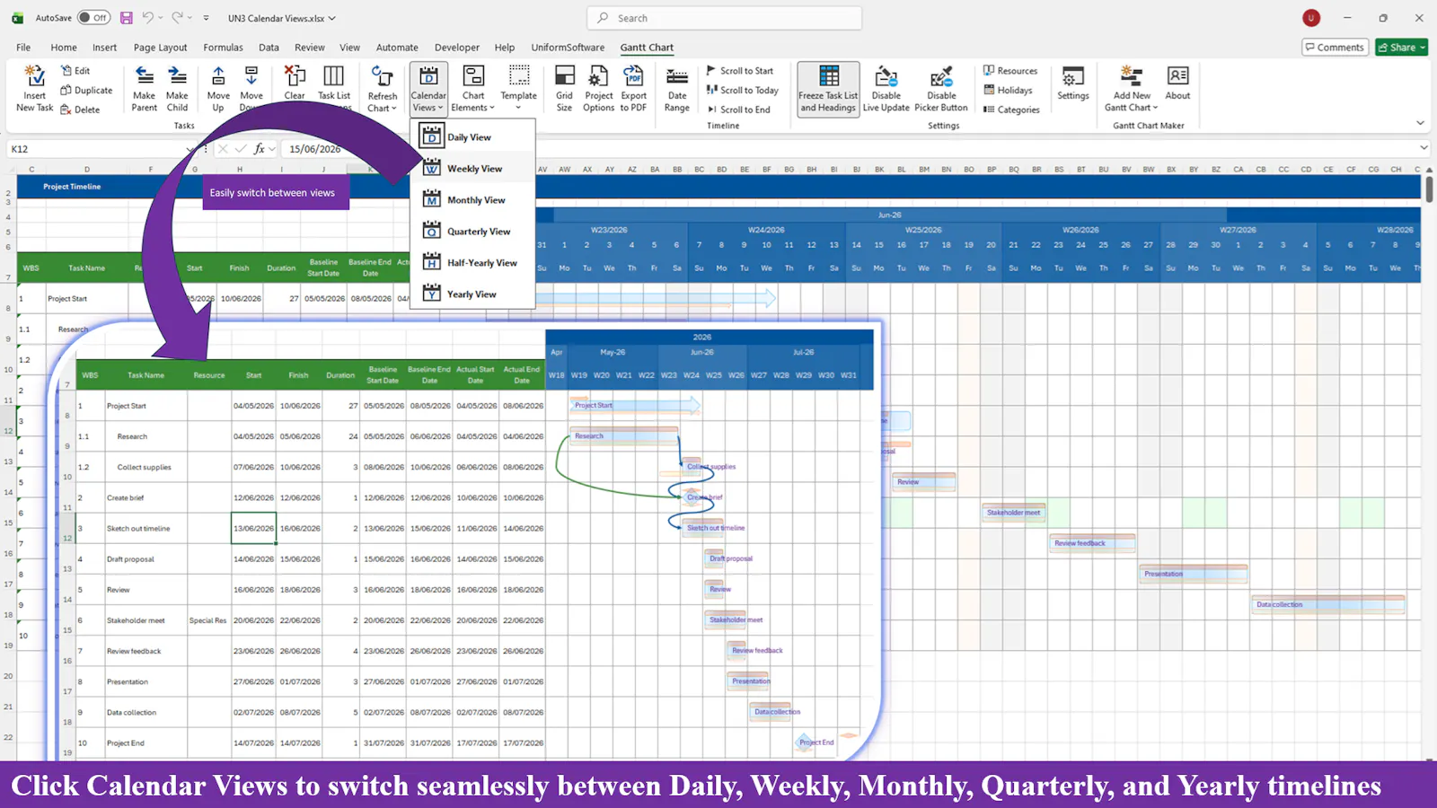 Timeline & Project Planner screenshot 7