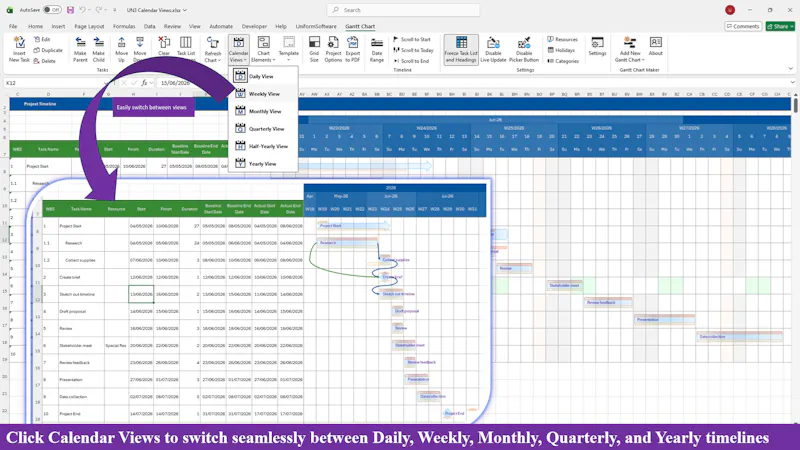 Timeline & Project Planner screenshot 7