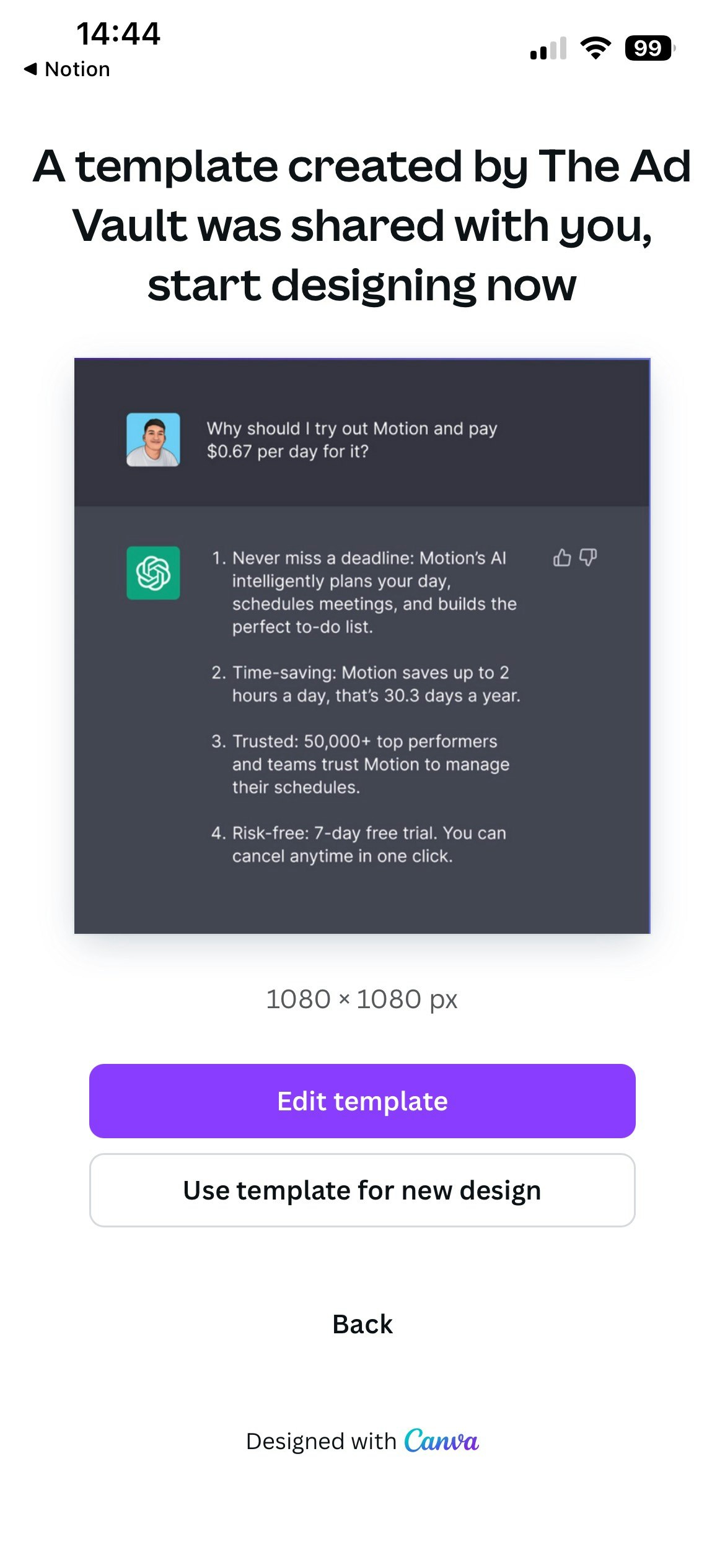 Média 75 modèles de méta publicitaire pour Facebook - Obtenez 75 créatifs d'annonces et obtenez des informations hebdomadaires sur ce qui fonctionne 4