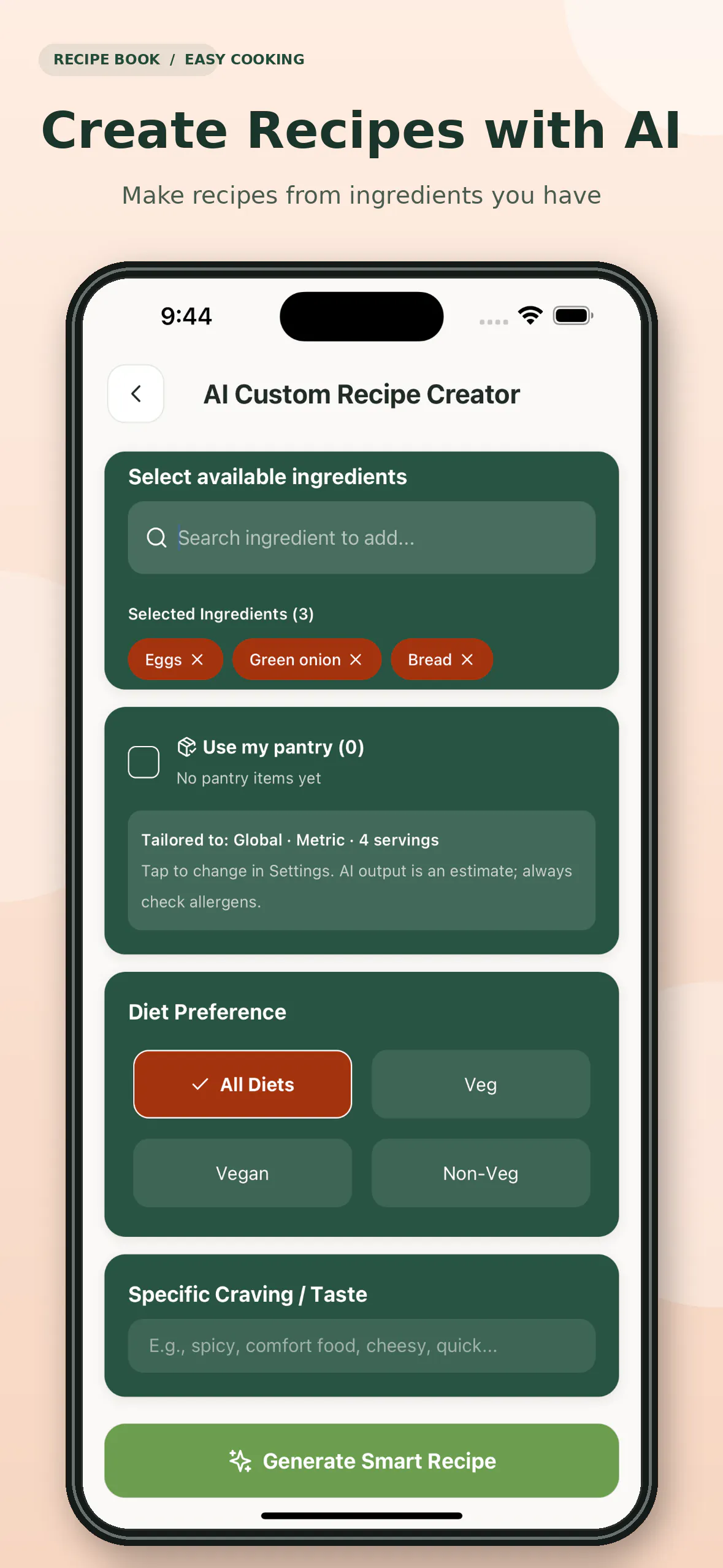 Recipe Book: Easy Cooking and AI Recipes gallery image