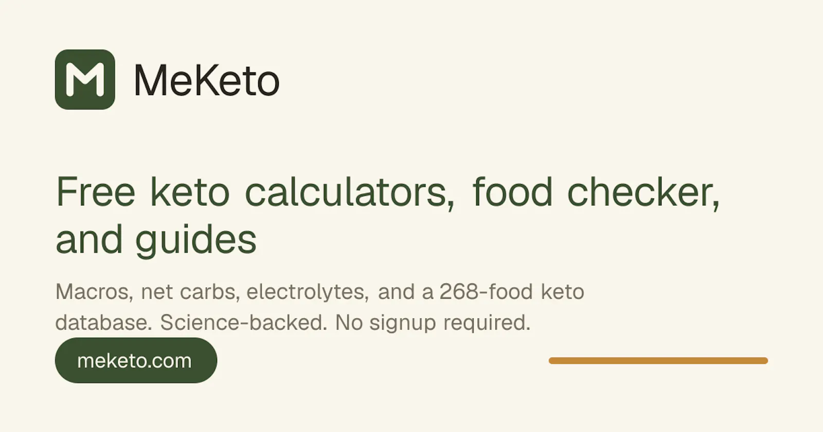 MeKeto screenshot 1