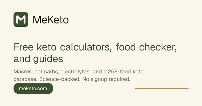 MeKeto screenshot 1