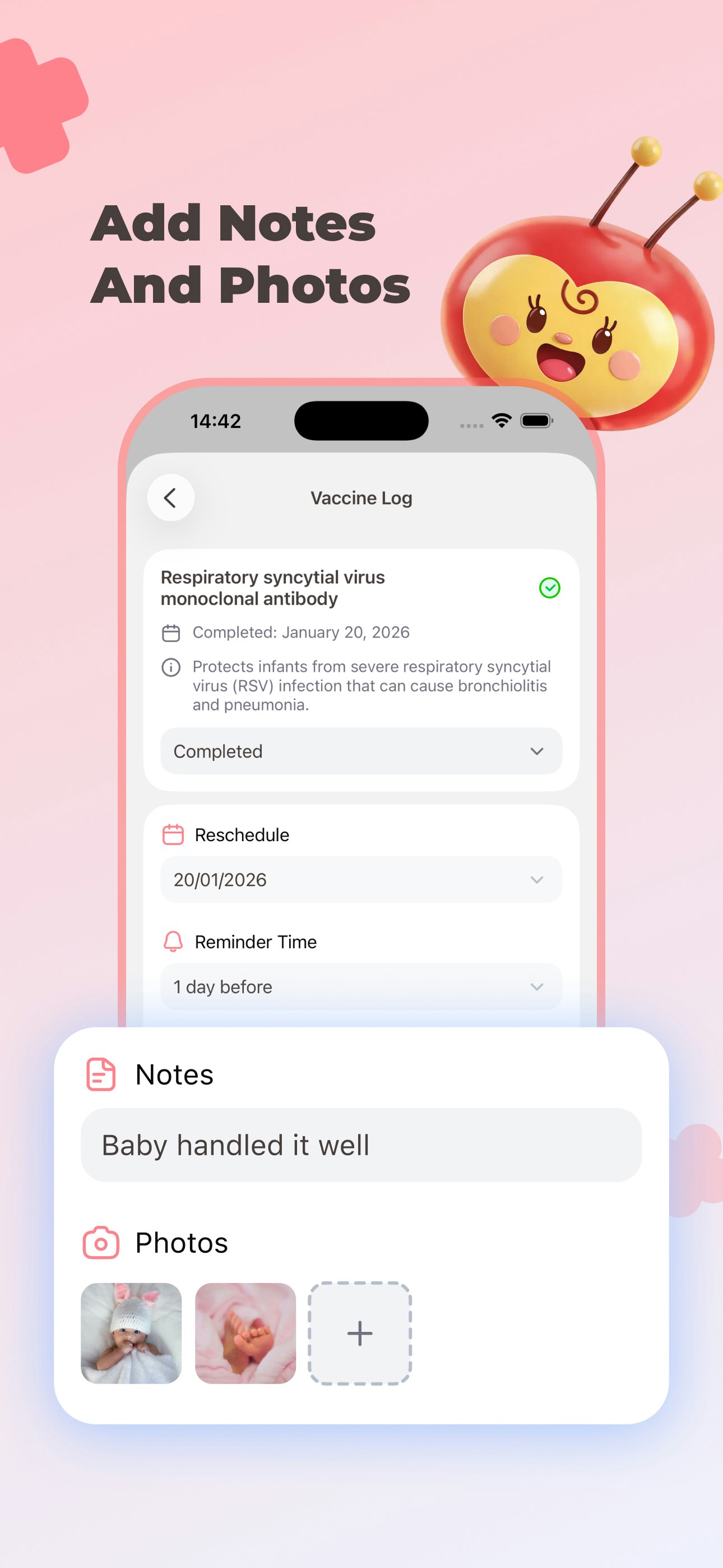 Beeby: Baby Vax Tracker gallery image