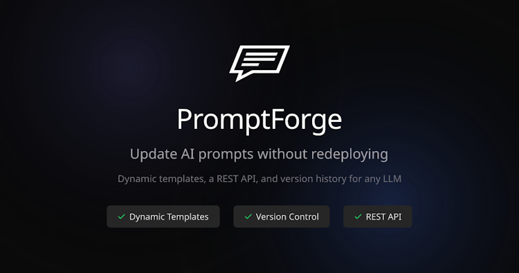 PromptForge app
