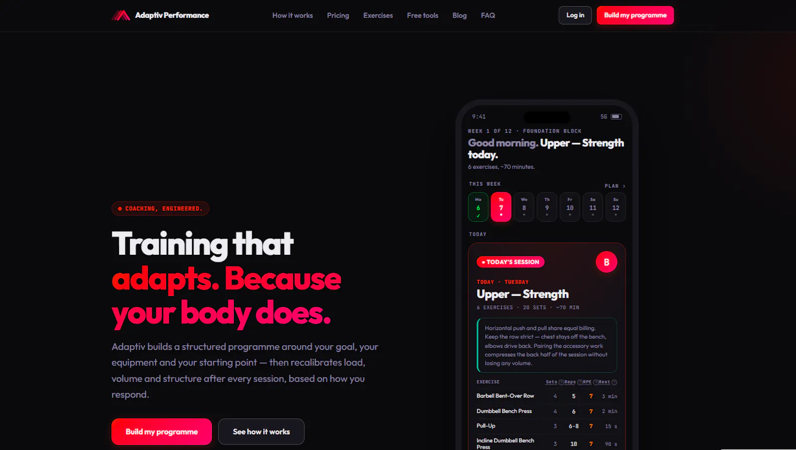 Adaptiv Performance screenshot 1