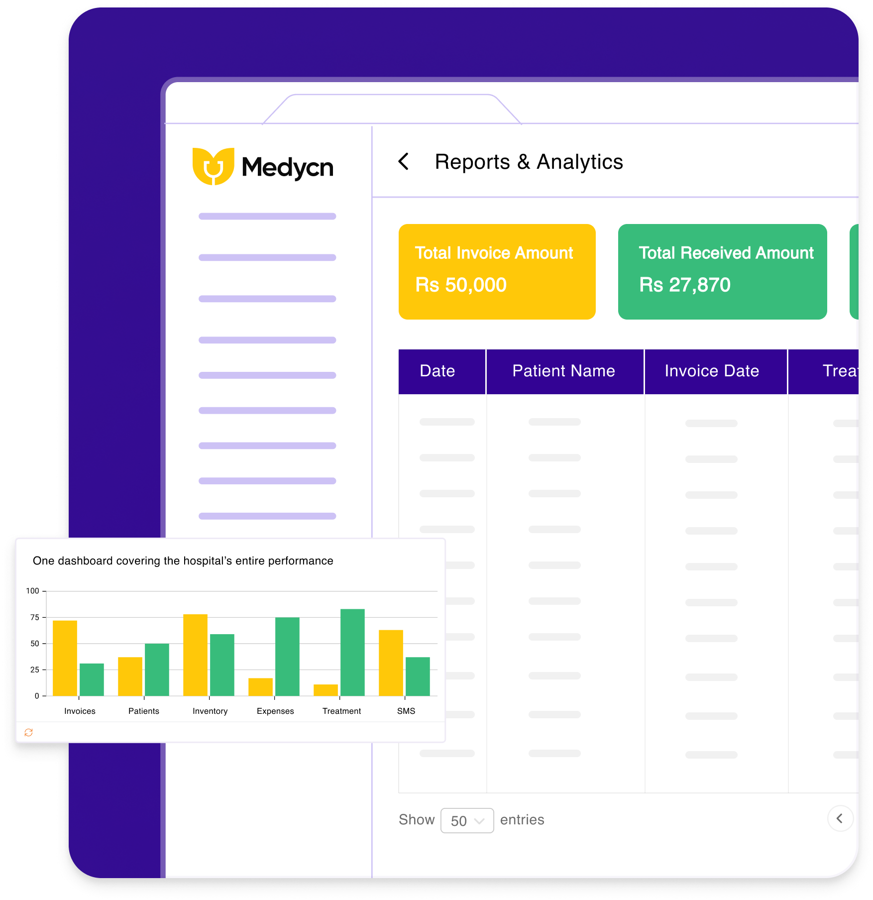 Medycn Prime - Screenshot 3 showing product features and functionality