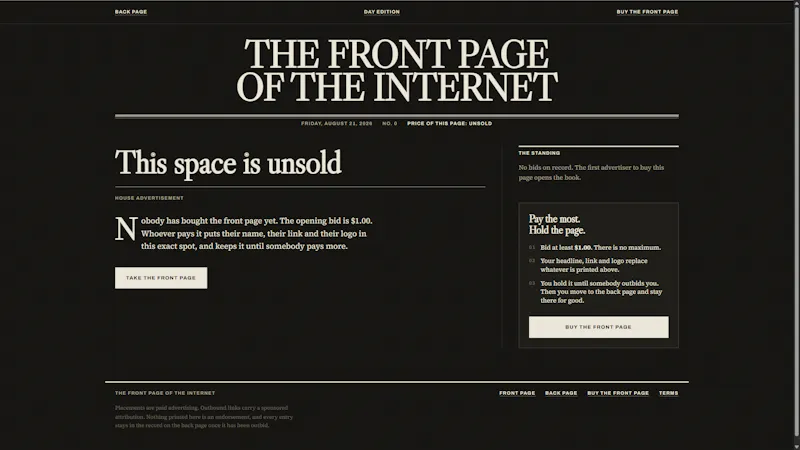 The Front Page of the Internet screenshot 1