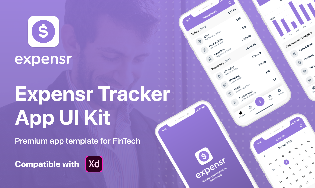 Expensr UI Kit gallery image