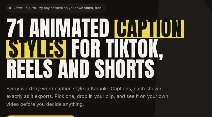 Karaoke Captions gallery image