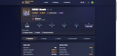 Clash of clans stats gallery image