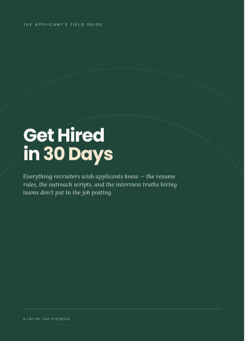 Get Hired in 30 Days screenshot 1