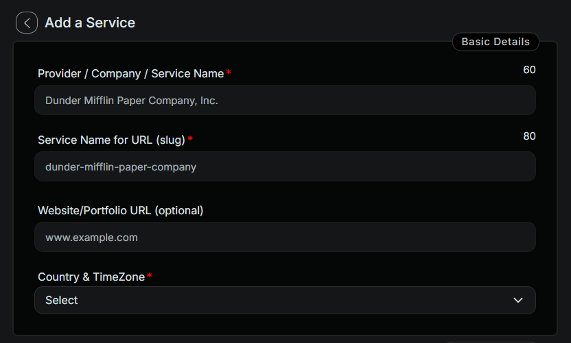 Startup Service Providers Directory - Screenshot 4 showing product features and functionality