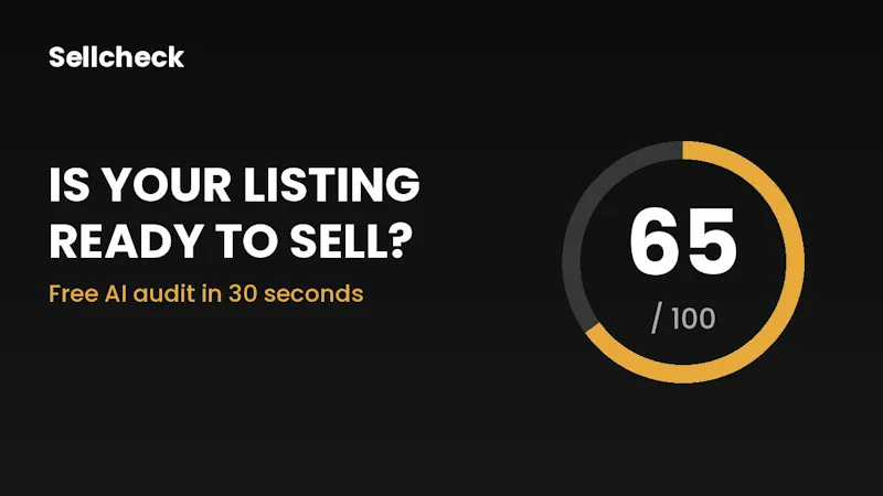 Sellcheck screenshot 1 (video preview)