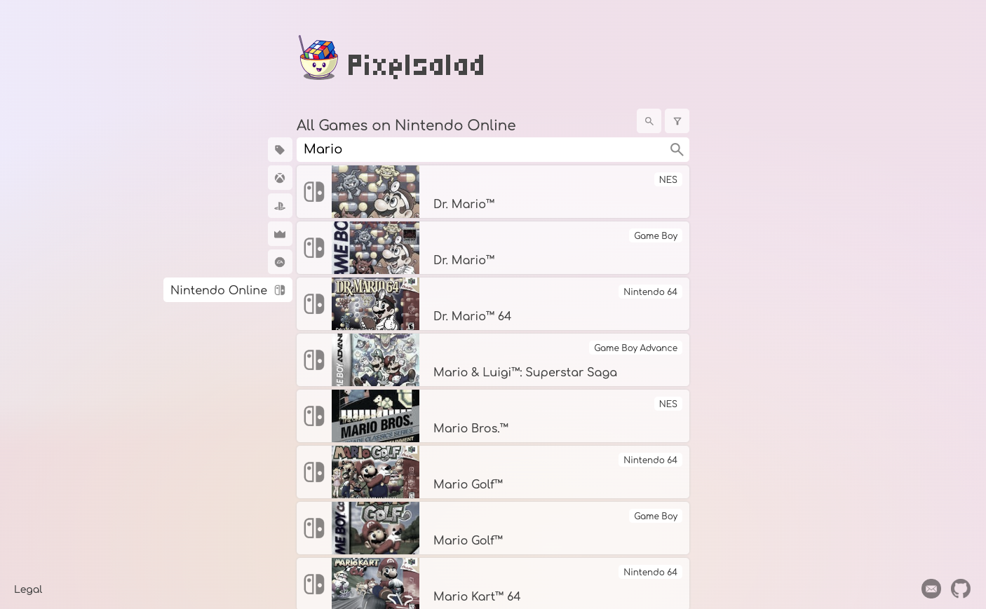 Media Pixelsalad.org - Pangkalan data hadiah permainan 2
