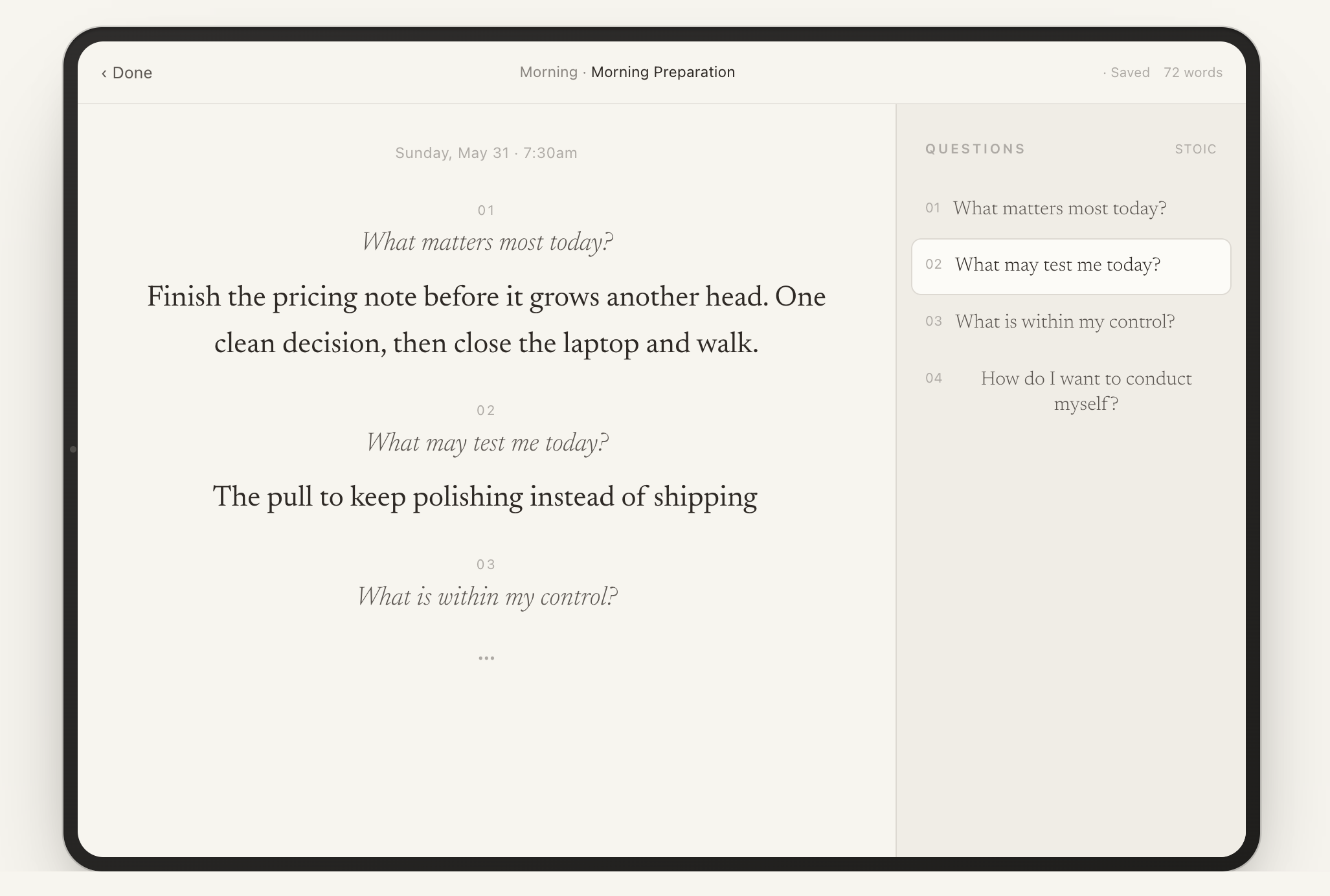 Hexis Journal gallery image