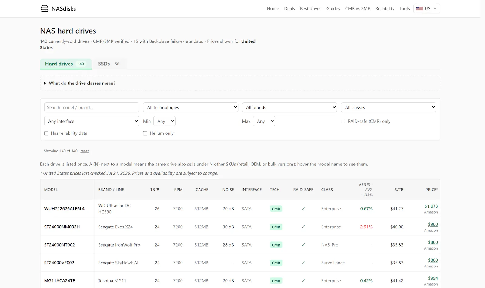 NASdisks screenshot 2