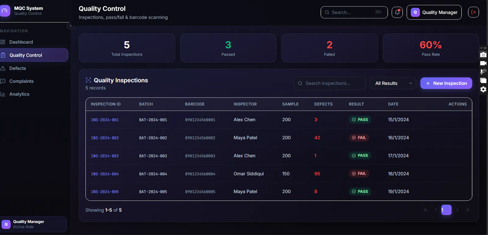  Quality management software   screenshot 2