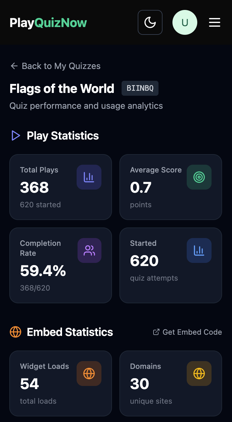 PlayQuizNow - Screenshot 5 showing product features and functionality