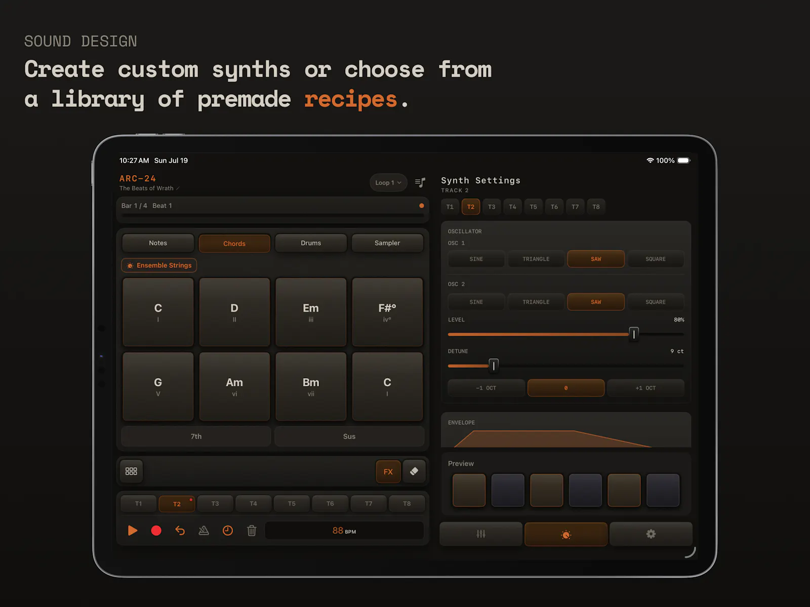 ARC-24 Multitrack Groovebox for iOS screenshot 4