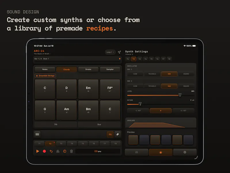 ARC-24 Multitrack Groovebox for iOS screenshot 4