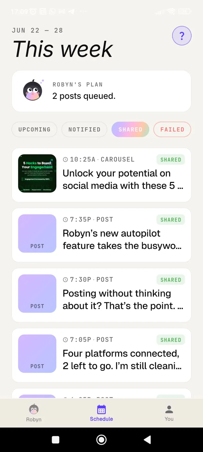 Robyn: Social Ghostwriter screenshot 5