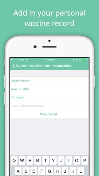 My Immunizations gallery image