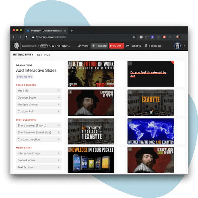 Hypersay -Folien media 3