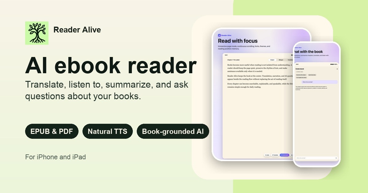 Reader Alive gallery image