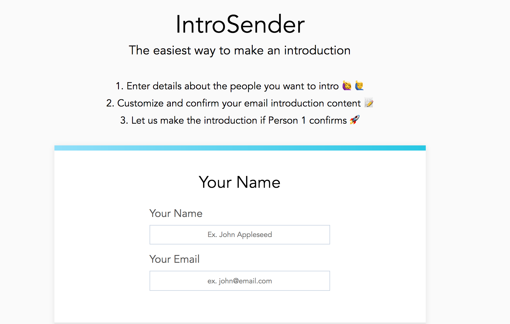 IntroSender Image