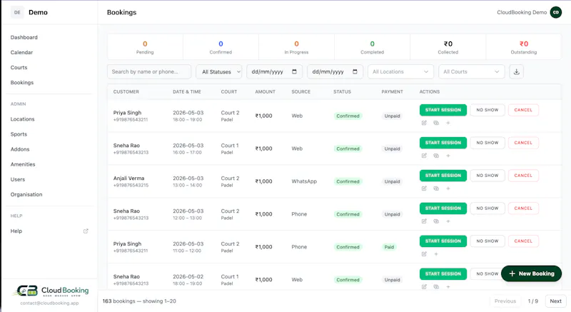 CloudBooking screenshot 1