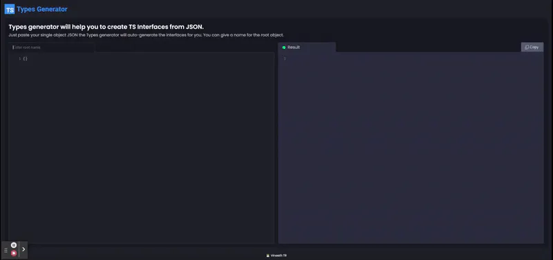 Types Generator gallery image