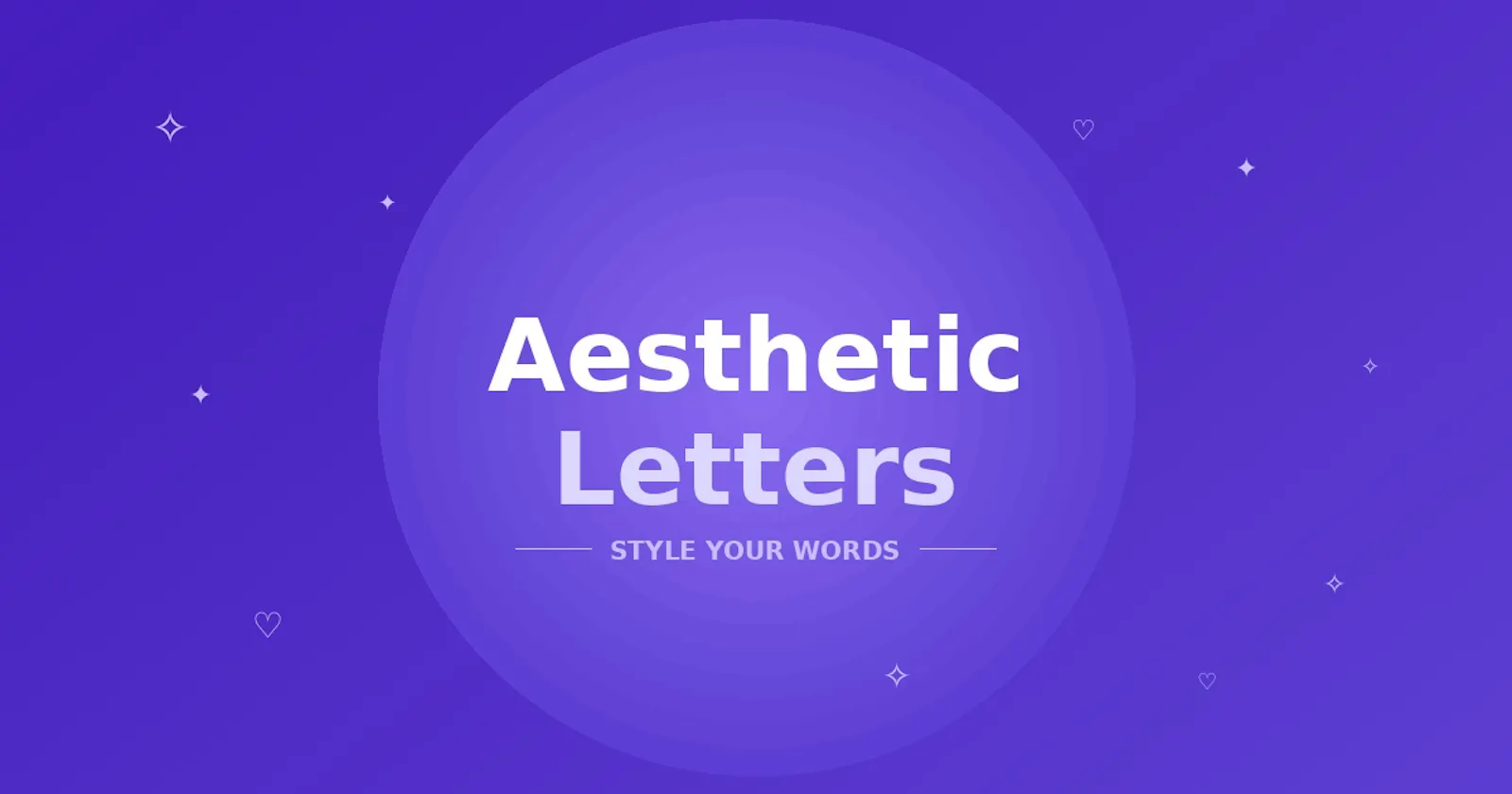 Aesthetic Letters screenshot 1