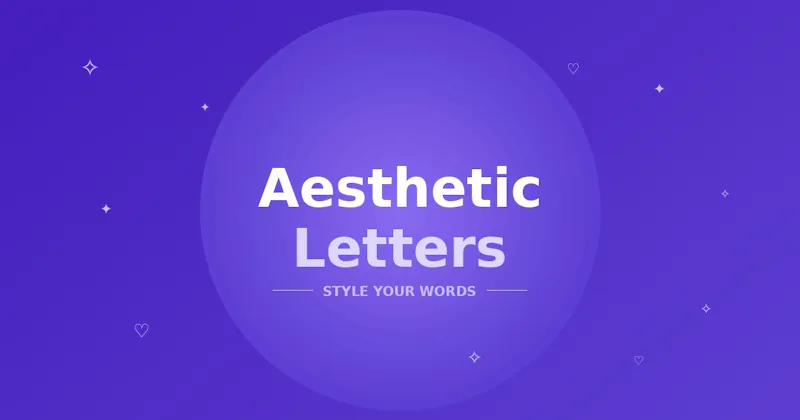 Aesthetic Letters screenshot 1