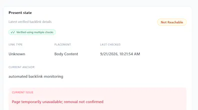 Backlink Vigil gallery image