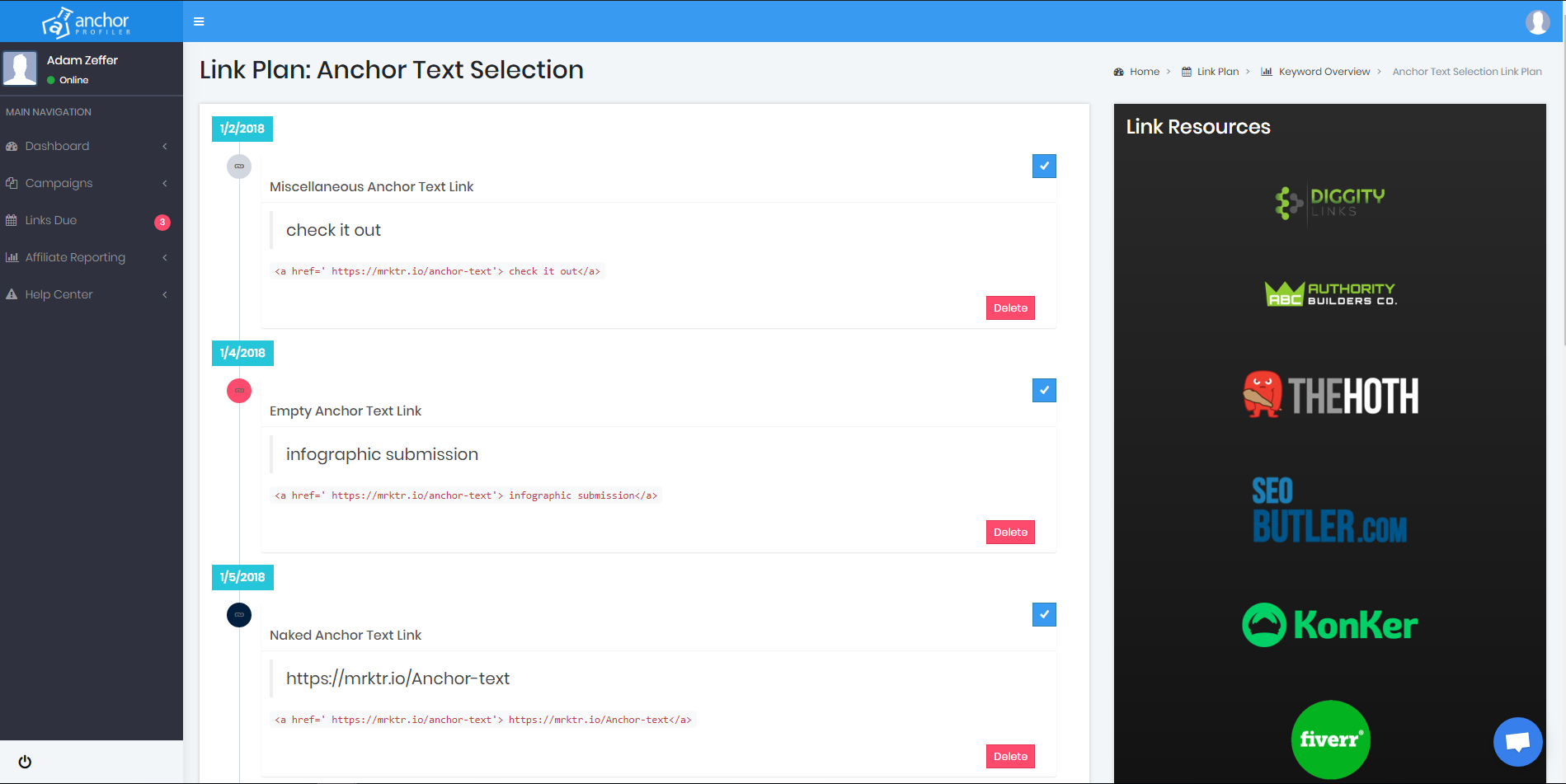 AnchorProfiler.com gallery image