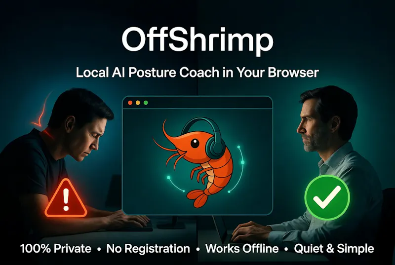 OffShrimp — Local AI Posture Monitor screenshot 2