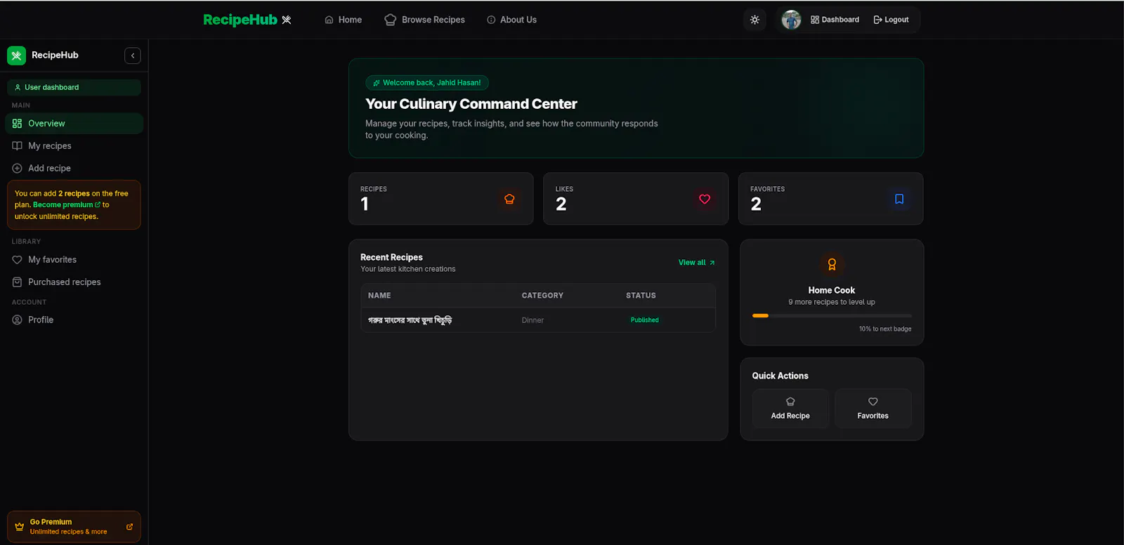 RecipeHub screenshot 6