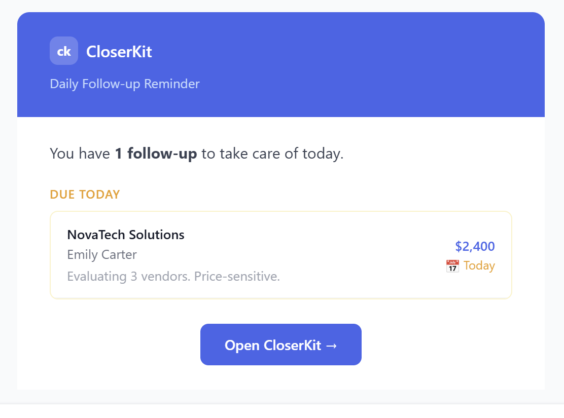CloserKit gallery image