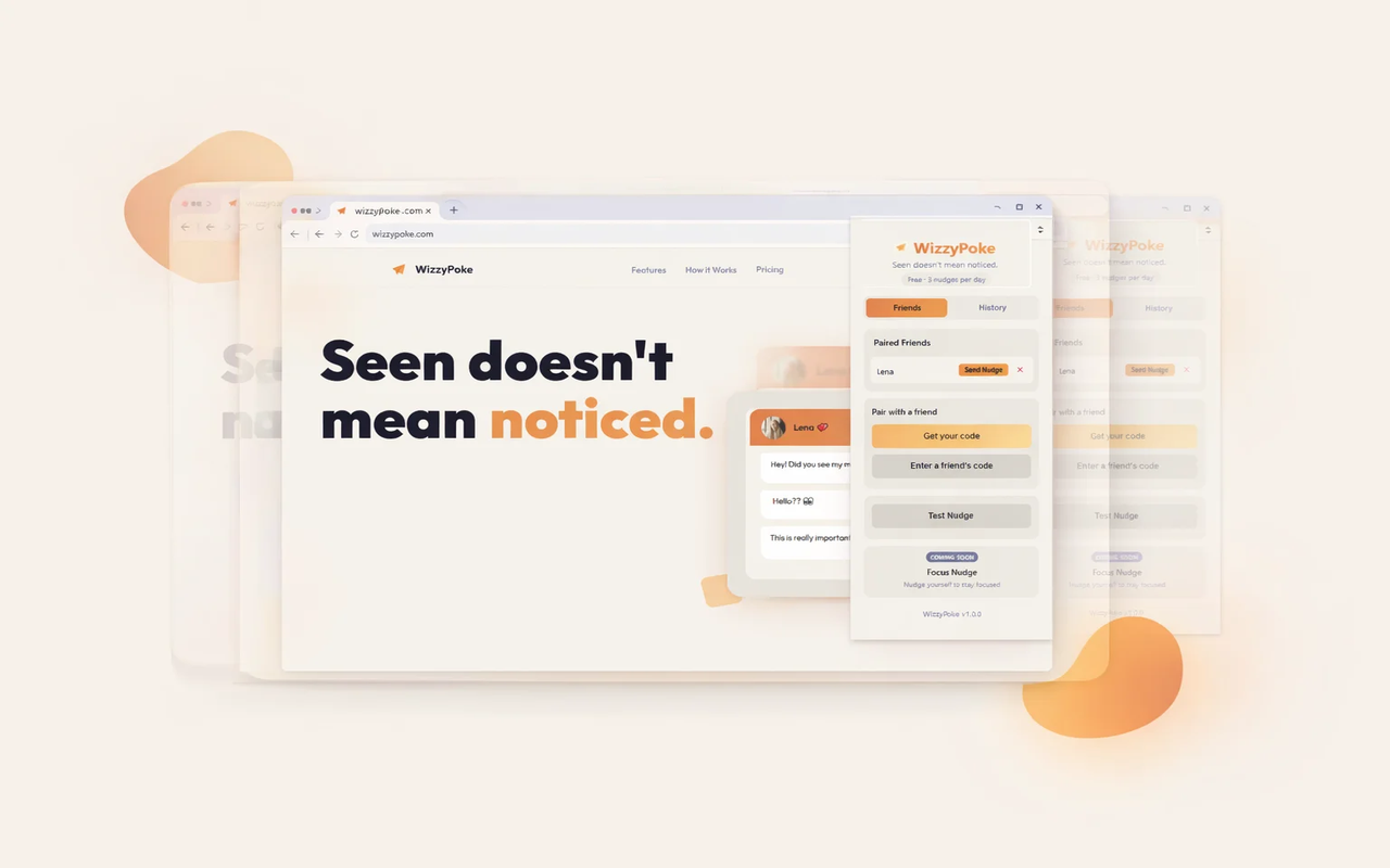WizzyPoke - Main product screenshot demonstrating key features and user interface