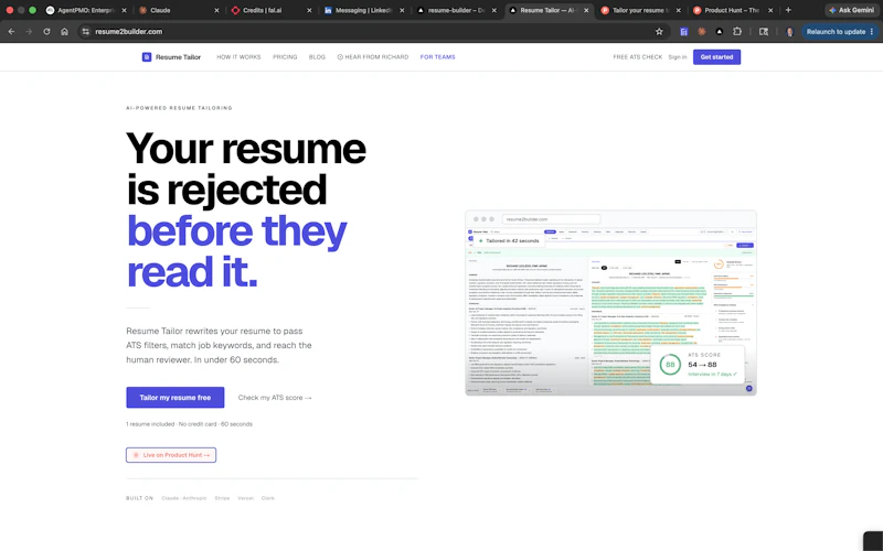 Resume Tailor screenshot 2