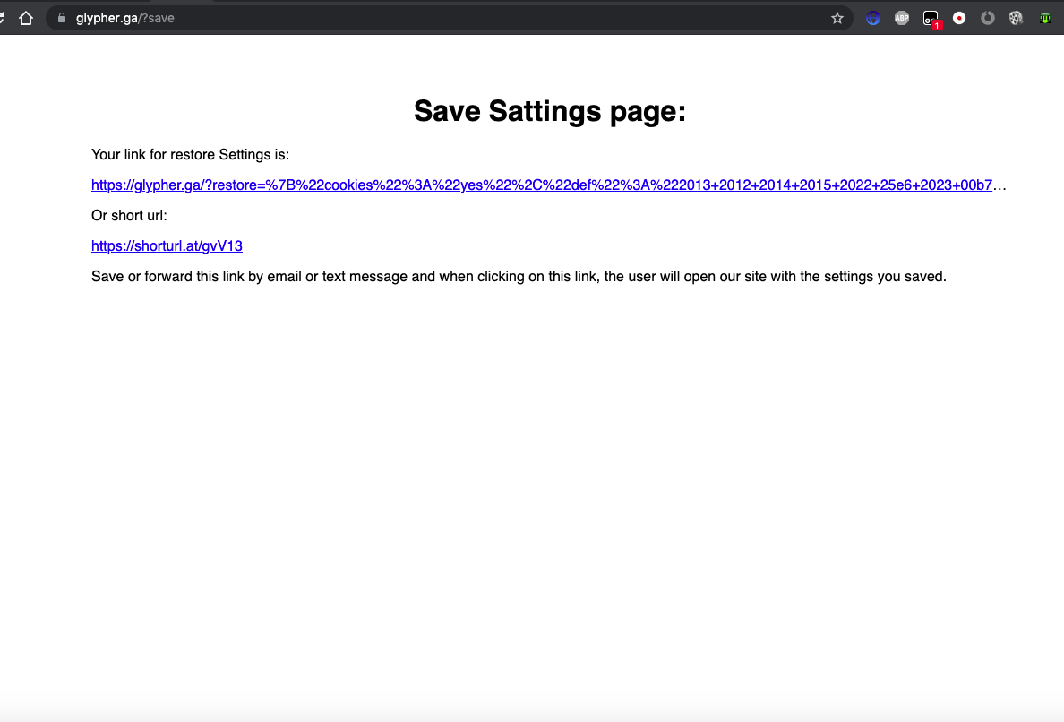 Customizable symbols panel for easy copy gallery image
