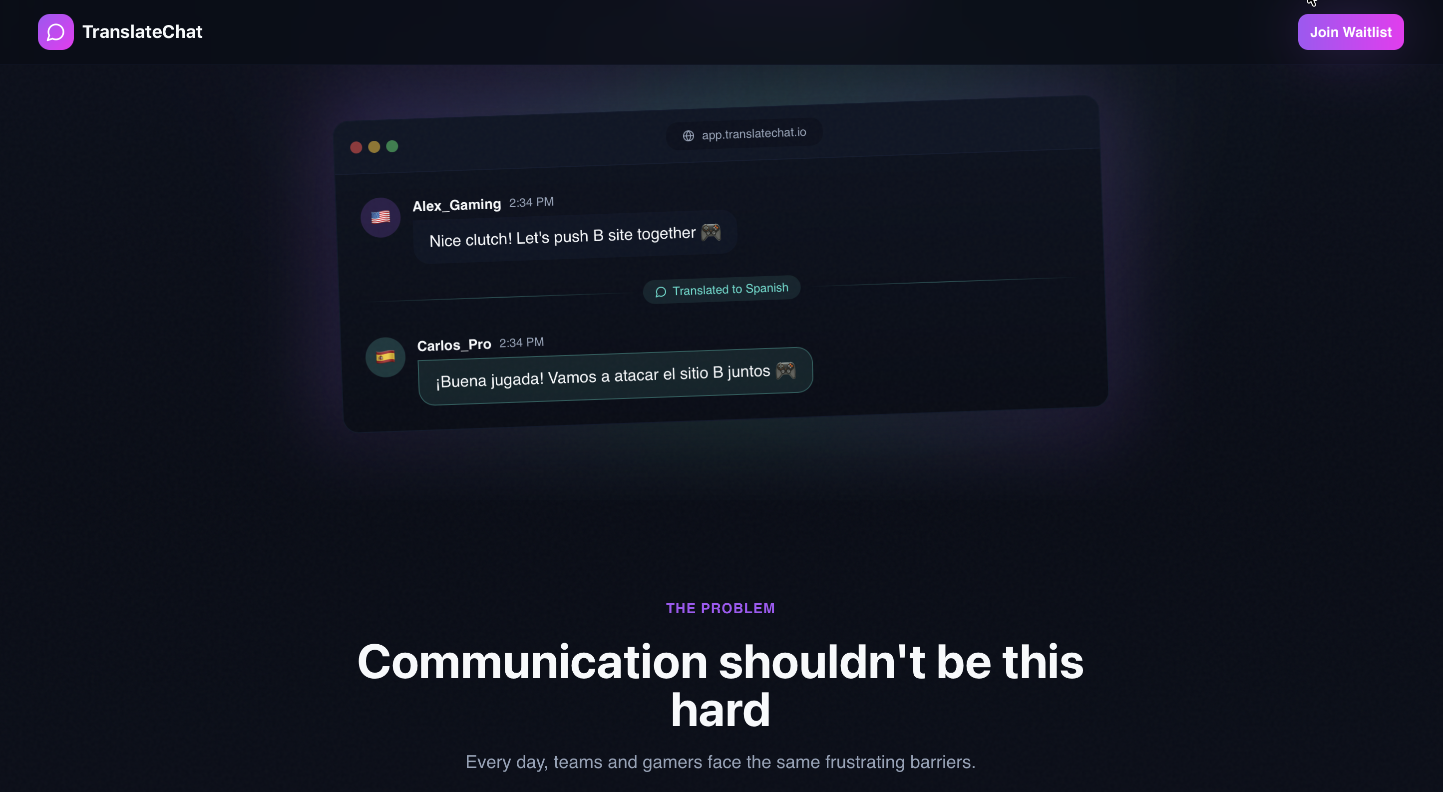 TranslateChat - Screenshot 2 showing product features and functionality