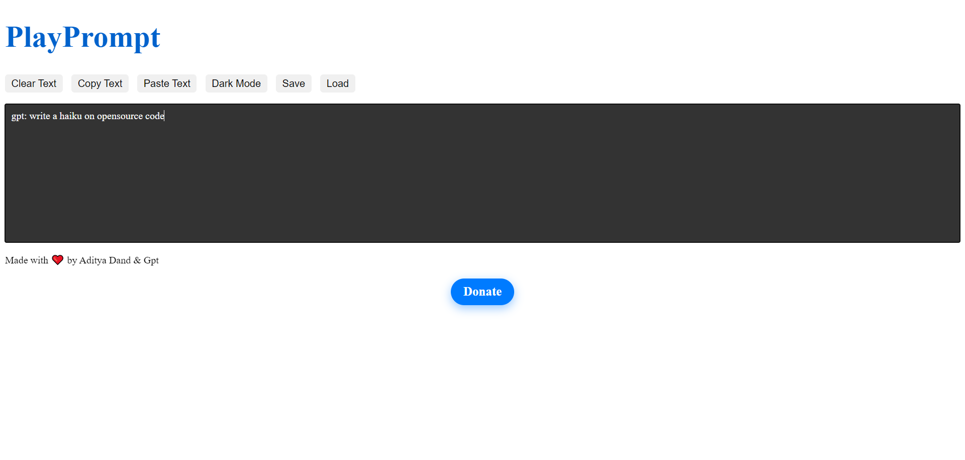 PlayPrompt - PRUEBA PRENDIMIENTO, PUEDES ejecutar las indicaciones de terceros y guardarlas media 2