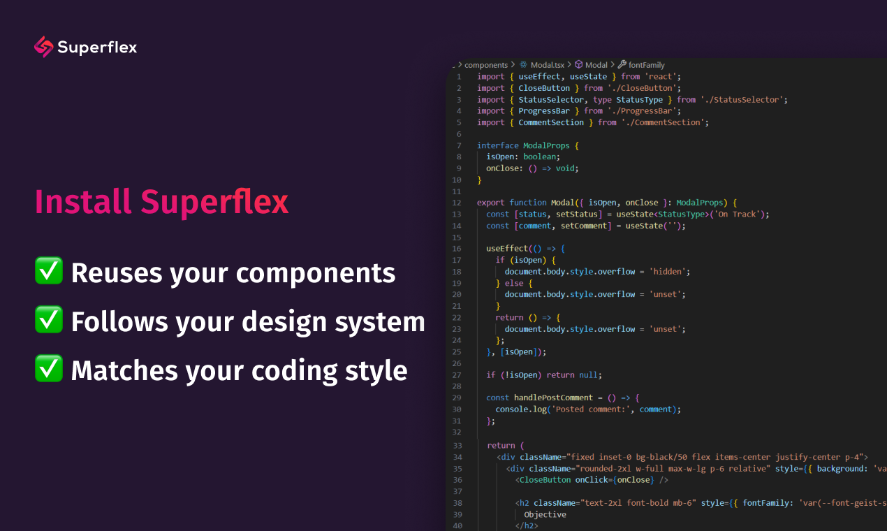 Superflex 2.0 - Figma to production-ready code in seconds media 4