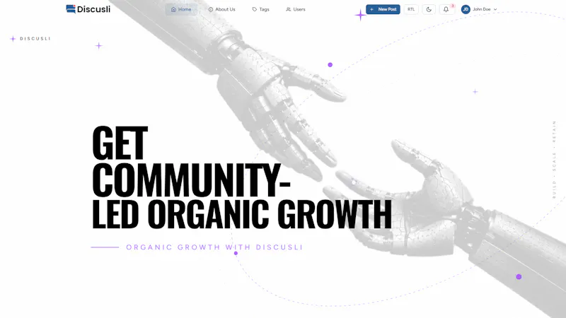 Discusli - Community Forum Template screenshot 6